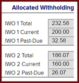 New window; illustration of calculator's results