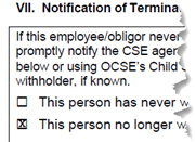 New window; illustration of IWO termination